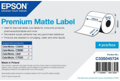 Epson C33S045724 Premium Matte, pre ColorWorks, 102x152mm, 800ks, biele samolepiace etikety