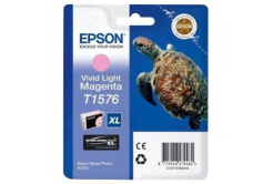 Epson T15764010 svetle purpurová (light magenta) originálna cartridge