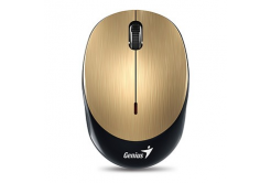 Myš drátová, Genius NX-9000BT 31030009407, zlatá, optická, 1200DPI