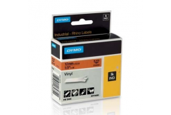 Dymo Rhino 18435, S0718490, 12mm x 5,5m čierna tlač / oranžový podklad, originálna páska