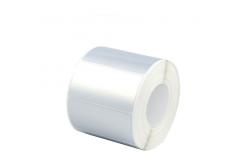 Samolepiace (polypropylen) etikety, 40x20mm, 1000ks, pre TTR, strieborné, rolka