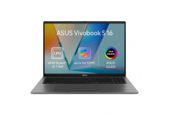 ASUS Vivobook S16/M3607GA-OLED011W/AI7-445/16"/WUXGA/16GB/512GB/AMD int/W11P/Gray/2R