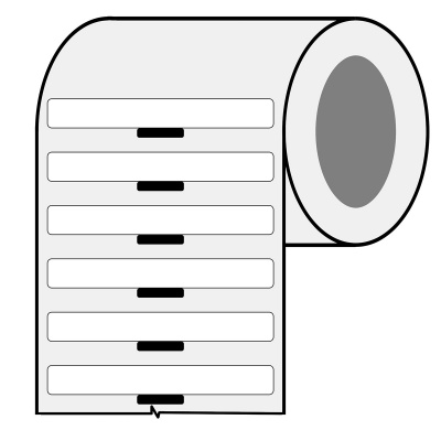 Brady BPT-635-488 / 217091, termálne papierové etikety, 48.26 mm x 6.35 mm