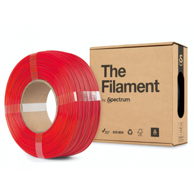 "The Filament" by Spectrum TF-24046, ReFill PLA, 1,75mm, 1000g, červený (Technical red)