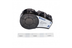 Brady M21-11-427 / 152083, 12.70 mm, Vinyl, čierna tlač / biely podklad