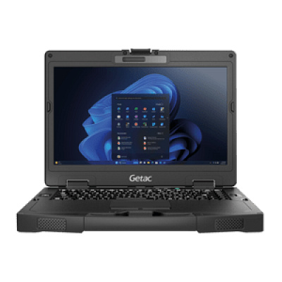 Getac S410G5, UK-layout, 14" touchscreen, 1000 cd, i5 4.6GHz, 16GB RAM, 512GB SSD, Win 11 Pro, MIL-STD-810H, IP53, Wi-Fi 6E, Bluetooth 5.3, Thunderbolt 4, Ethernet, HDMI, audio, backlit keyboard, wall wart, power cords (EU, UK)