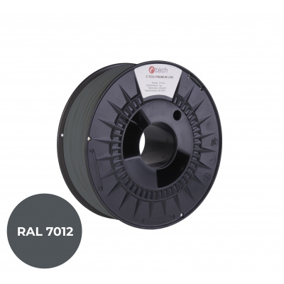 C-Tech 3DF-P-ABS1.75-7012 3D filament, PREMIUM LINE, ABS, čadičová sivá, RAL7012, 1,75mm, 1kg