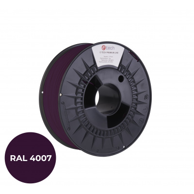C-Tech 3DF-P-PLA1.75-4007 3D filament, PREMIUM LINE, PLA, RAL4007, 1,75mm, 1000g, purpurový fialová (Purple)