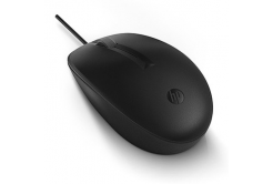 Myš drátová USB, HP 125 Mouse 265A9AA, černá, optická, 1200DPI