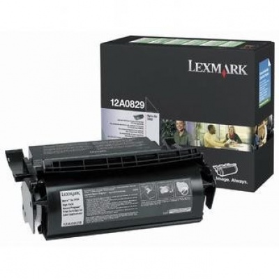 Lexmark 12A0829 čierný (black) originálny toner