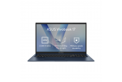ASUS Vivobook 17/X1704VA-AU1055Z/5-120U/17,3"/FHD/8GB/512GB/Intel int/bez OS/Blue/2R