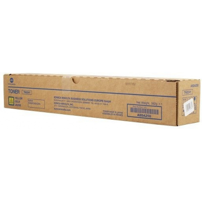 Konica Minolta TN324Y, A8DA250 žltá (yellow) originálny toner