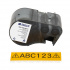 Brady M5C-1000-584-YL / 170936, 25.40 mm x 6.10 m, Plastic, čierna tlač / žltý podklad
