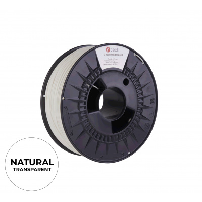 C-Tech 3DF-P-TPU90A-1.75-NAT 3D filament, PREMIUM LINE, TPU 90A, flexibilná, 1,75mm, 1000g, Prírodný (Natural)