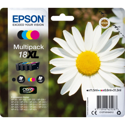 Epson 18XL T181640 C13T18164012 barevná (CMYK) sada originálna cartridge