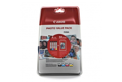 Canon CLI-571XL 0332C005 Bk+C+M+Y multipack originálna cartridge + fotopapier 50x (10x15)