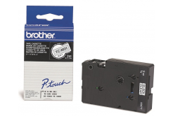 Brother TC-M91, 9mm x 7,7m, čierna tlač / priehľadný podklad, originálna páska