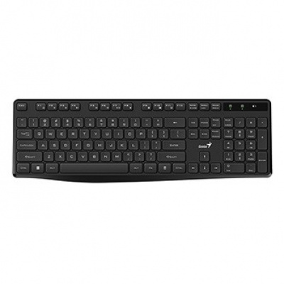Genius KB-7200 31320002404, klávesnice AAA, CZ/SK, 2.4 [Ghz], bezdrátová, černá