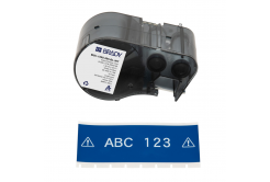 Brady M5C-1500-595-BL-WT / 170939, 38.10 mm x 7.62 m, Vinyl, biela tlač / modrý podklad