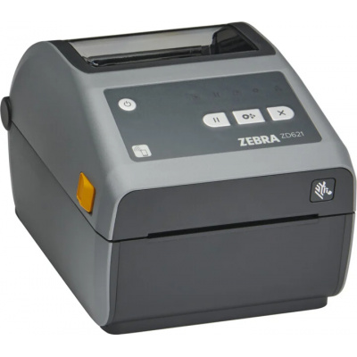 Zebra ZD621d ZD6A042-D0EF00EZ DT, 8 dots/mm (203 dpi), label printer, RTC, USB, USB Host, RS232, BT (BLE), Ethernet, grey (Successor GC420t)