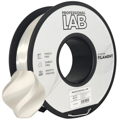 Professional Lab FG-P89-E1, 3D filament, PLA Silk, 1,75mm, 1000g, Biely (White)