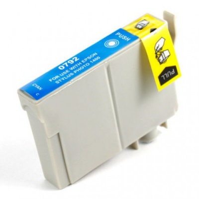 Epson T0792 azúrová (cyan) kompatibilná cartridge
