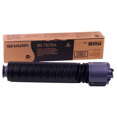 Sharp originálny toner MX-71GTBA, black, 42000 str., Sharp MX 6201