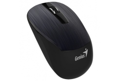Genius Myš NX-7015 31030019412, 1600DPI, 2.4 [GHz], optická, 3tl., bezdrátová USB, černá, 1 ks AA