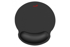 Podložka pod myš G-WMP 100 31250011400, s gelovou podložkou, látková,protiskluzová, černá, 250*230 mm, 25 mm, Genius