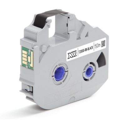 Partex T2000-RB-BLACK, čierna, farbiaca páska, 12mm x 150m