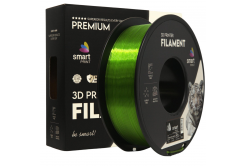 Smart Print FG-S198-E1, 3D filament, PETG, 1,75mm, 1000g, Priesvitný zelený (Transparent green)