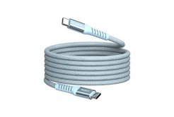Verbatim 31856 USB kábel, USB C + USB C, 100W, 1.2m, magnetický, box, modrý