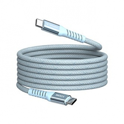 Verbatim 31856 USB kabel USB C samec - USB C samec, 100W, 1.2m, magnetický, modrý, box