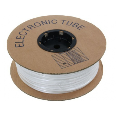 Popisovacia PVC bužírka kruhová BA-30, 3 mm, 200 m, biela