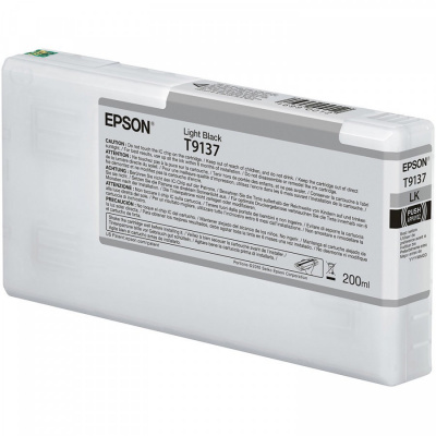 Epson T9137 světle čierna (light black) originálna cartridge