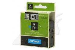 Dymo D1 45800, S0720820, 19mm x 7m, čierna tlač/priehľadný podklad, originálna páska