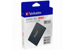 Verbatim 49352 Vi550, SSD Interný disk, 512GB, SATA III, 560 MB/s-R, 535 MB/s-W, čierny