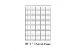 Samolepiace etikety 17,8 x 10 mm, 270 etikiet, A4, 100 listov