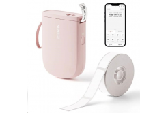 Niimbot D11-H Smart 1AA57321601, štítkovač, ružový + role etikiet
