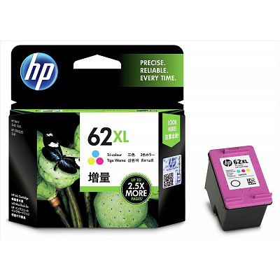 HP 62 XL C2P07AE farebná (color) originálna cartridge, po expirácii