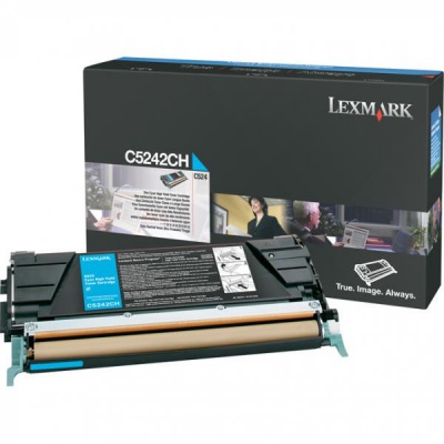 Lexmark C5242CH, cyan, 5000 str.originálny toner