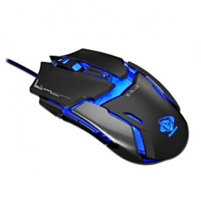 E-blue Myš Auroza Type IM EMS602BKUS-IU, 4000DPI, optická, 6tl., drátová USB, černá
