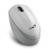 Genius Myš NX-7009 31030030402, 1200DPI, 2.4 [GHz], optická, 3tl., bezdrátová, bílo-šedá, 1 ks AA, Blue-Eye senzor, symetrická