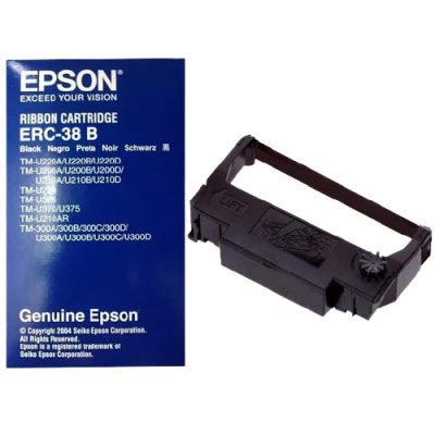 Epson ERC 38 C43S015374, čierna, originálna farbiaca páska