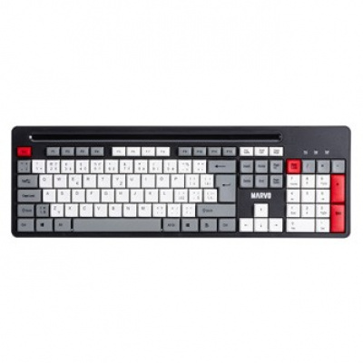 Marvo KB005 KB005 CZ/SK, klávesnice CZ/SK, klasická, drátová (USB), černo-červená