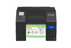 Epson ColorWorks C6500Pe C31CH77202, farebná tlačiareň štítkov, peeler, disp., USB, Ethernet, black