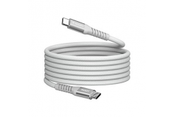 Verbatim 31854 USB kábel, USB C + USB C, 100W, 1.2m, magnetický, box, šedý