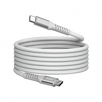 Verbatim 31854 USB kabel USB C samec - USB C samec, 100W, 1.2m, magnetický, šedý, box