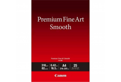 Canon Premium Fine Art Smooth 1711C011, 310 g/m2, A4, 25ks, matný, atramentový, biely, foto papier