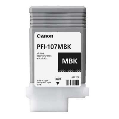 Canon PFI-107MBK, 6704B001 matná čierna (matte black) originálna cartridge